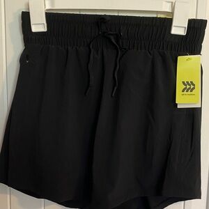 All in Motion Women's Athletic Black Shorts